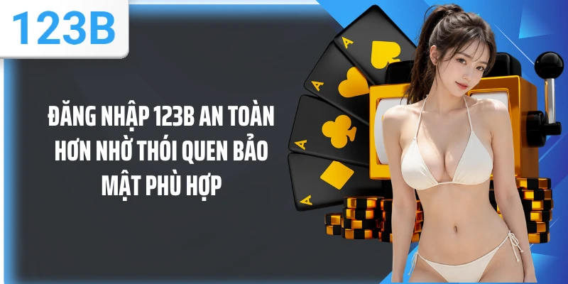 Đăng nhập 123B an toàn hơn nhờ thói quen bảo mật phù hợp